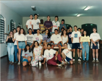 Alunos da primeira turma